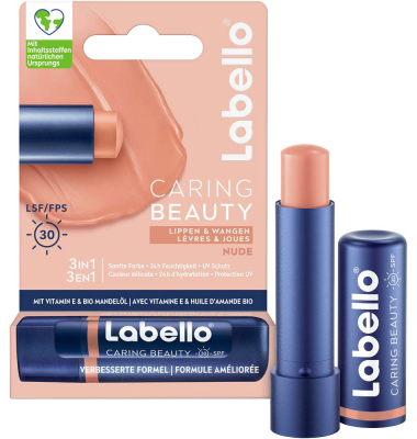 CARING BEAUTY NUDE LSF 30 Lippenpflege 4,8 g