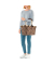 Einkaufskorb carrybag frame raffia black Kunstfaser braun, schwarz