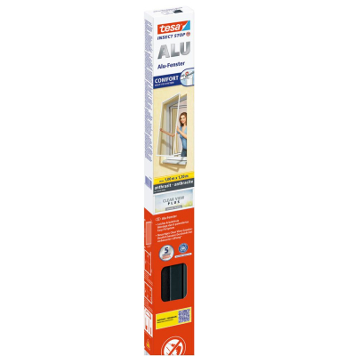 Fliegengitter ALU COMFORT anthrazit 1,0 x 1,2 m