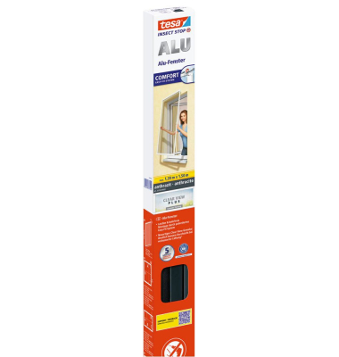 Fliegengitter ALU COMFORT anthrazit 1,2 x 1,5 m