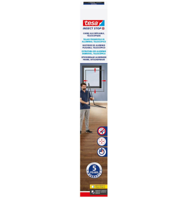 Fliegengitter Insect Stop FLAT anthrazit 0,8-1,4 x 0,8-1,4 m