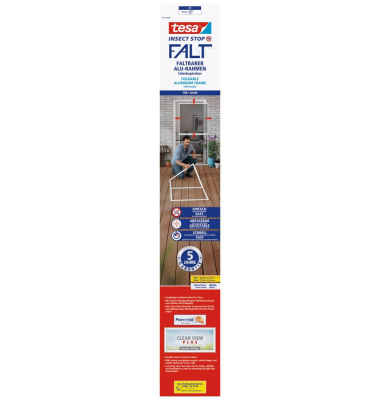 Fliegengitter Insect Stop FALT weiß 0,8-1,0 x 1,7-2,2 m