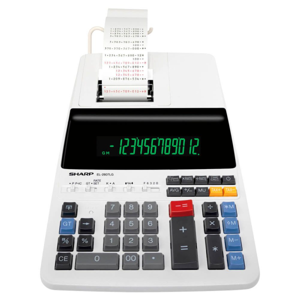 4550556171922 - EL-2607LG Tischrechner druckend lichtgrau 4550556171922 Sharp