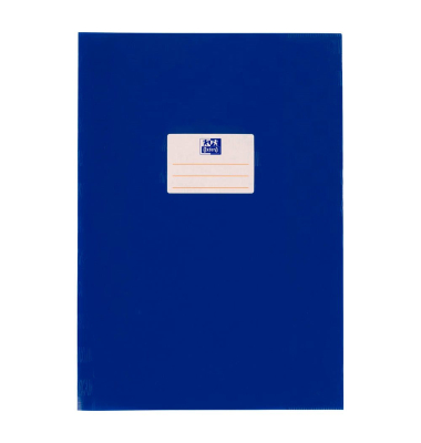 Heftumschlag dunkelblau Kunststoff A4