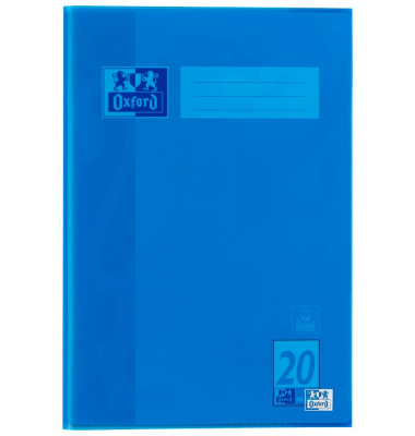 Heftumschlag blau Kunststoff A4