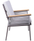 Gartenstühle DENIA beige, Metall