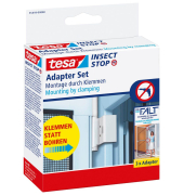 Klemmscharnier für Fliegengitter Insect Stop Falt Adapter Set weiß