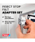 Klemmscharnier für Fliegengitter Insect Stop Falt Adapter Set weiß
