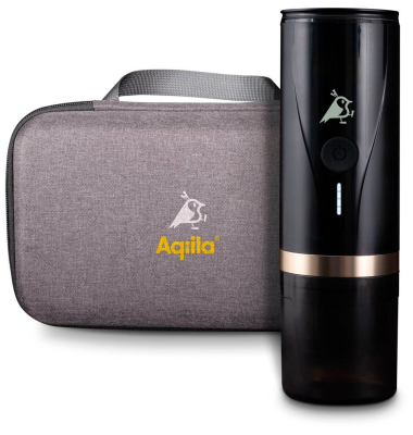 Kapselmaschine portable AQPM1BK437, schwarz, 1 Tasse