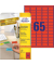 Etiketten L4790-20, rot, 38,1x21,2mm, rechteckig