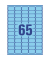 Etiketten BLAU L4791-20 38,1 x 21,2 mm wiederablösbar