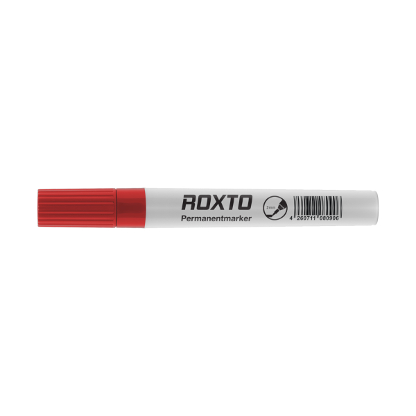 4260711080906 -  Permanentmarker Roxto RX2312 rot 4mm Rundspitze 4260711080906 without brand