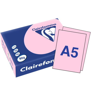 Kopierpapier Trophee 2914C rosa A5 80g 