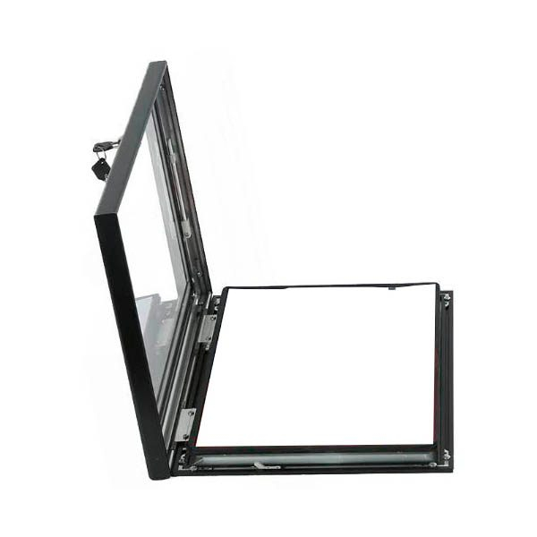 4250504568018 - Schaukasten grau 2x DIN A4 4250504568018 LMG 4250504568018 - Schaukasten grau 2x DIN A4 4250504568018 LMG