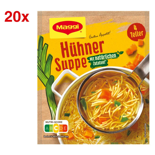 7613033831799 - Guten Appetit Hühnersuppe ergibt 1 Liter 20er Pack 7613033831799 - Guten Appetit Hühnersuppe ergibt 1 Liter 20er Pack