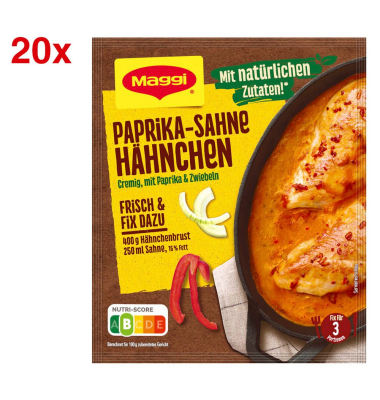 Paprika-Sahne Hähnchen Soße 31,0 g