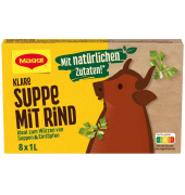 klare Suppe mit Rind 160,0 g