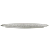 2 Seltmann Weiden Teller Nori Coup grau, silber 44,3 x 14,4 cm