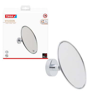 Kosmetikspiegel beleuchtet VISIOON silber