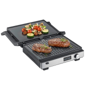 Kontaktgrill 3in1 SEVINI FLEX 2380, schwarz/silber, 2000 Watt