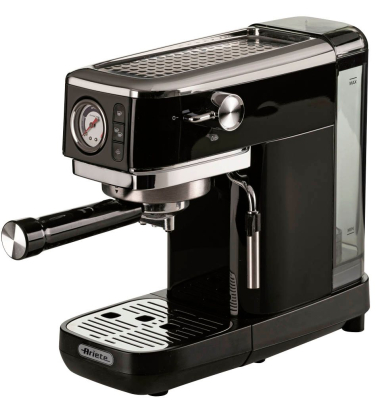 Slim Moderna Espressomaschine schwarz