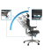 Bürostuhl ERGOHUMAN GEN2 Stoff sw