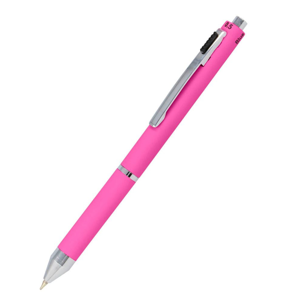 4014421320711 - 4-Farben-Kugelschreiber Multipen pink Schreibfarbe rot blau schwarz grau 1 St 4014421320711 - 4-Farben-Kugelschreiber Multipen pink Schreibfarbe rot blau schwarz grau 1 St