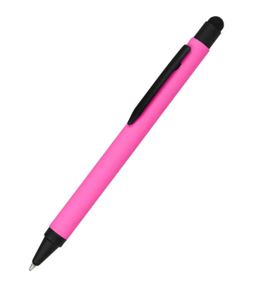 Kugelschreiber Alu Stylus pink