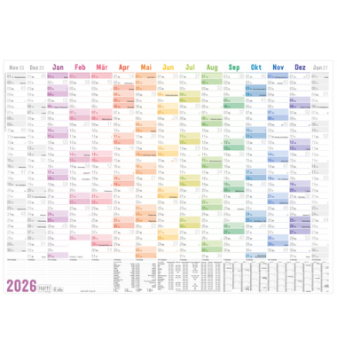 Wandkalender A1+ 2026