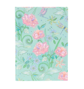 Notizbuch 64 812, Nature, grün, A5, blanko, 100g, 100 Blatt / 200 Seiten