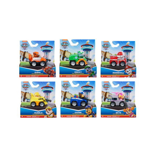 6 Stück SPIN MASTER Fahrzeug PAW Pup Squad Racers sort. 0681147024557 SPIN MASTER
