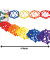 Girlande Papier bunt