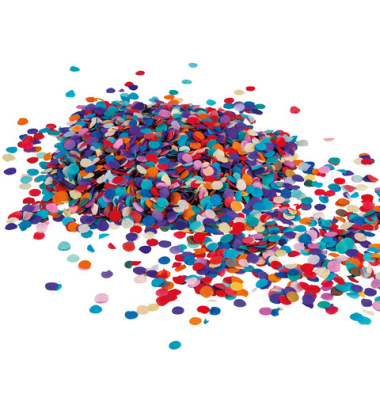 Konfetti Papier bunt