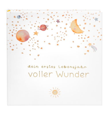 Fotobuch Baby voll.Wunder Weltraum weiß