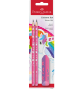 Schreibset 3tlg. Einhorn pink