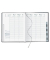 Buchkalender 1W 2S anthrazit