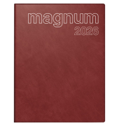 Buchkalender Magnum weinrot