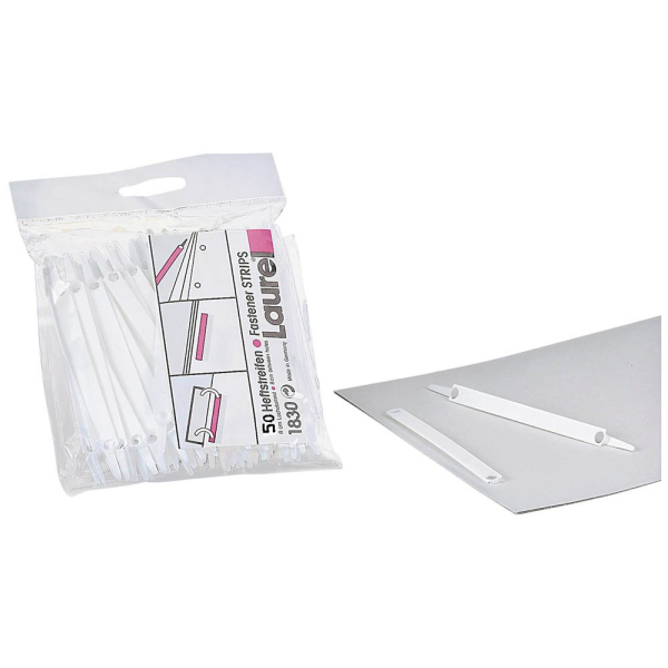 4003801875200 - 50 Heftstreifen EASY CLIP Abheftstreifen weiß Kunststoff 4003801875200 50 Stück 4003801875200 - 50 Heftstreifen EASY CLIP Abheftstreifen weiß Kunststoff 4003801875200 50 Stück