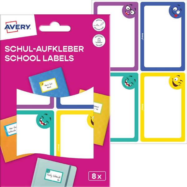 4004182519875 - Schuletiketten Gesichter farblich sortiert 8 Etiketten 4004182519875 8 Stück 4004182519875 - Schuletiketten Gesichter farblich sortiert 8 Etiketten 4004182519875 8 Stück