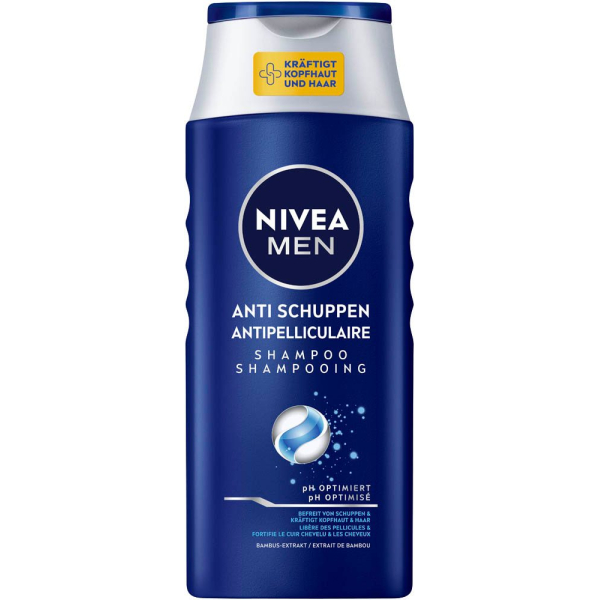 4005900917706 - NIVEA Hair Care MEN Pflegeshampoo Anti-Schuppen Haarshampoo zur effektiven Schuppenbekämpfung 250 ml - Flasche 4005900917706 - NIVEA Hair Care MEN Pflegeshampoo Anti-Schuppen Haarshampoo zur effektiven Schuppenbekämpfung 250 ml - Flasche