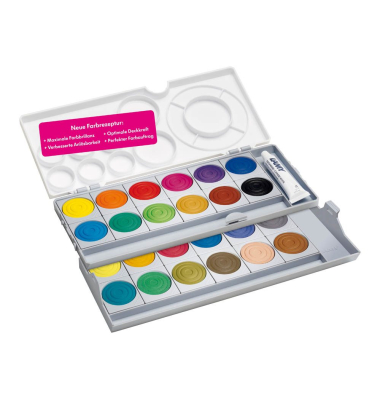 aquaplus Wasserfarbkasten 24 Farben