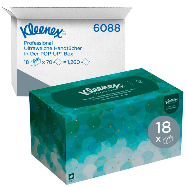 5027375054471 - Papierhandtücher 6088 ULTRA SOFT POP-UP Interfold-Falzung 1-lagig 18x 70 Tücher 5027375054471 1260 Tuch 5027375054471 - Papierhandtücher 6088 ULTRA SOFT POP-UP Interfold-Falzung 1-lagig 18x 70 Tücher 5027375054471 1260 Tuch