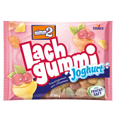 Lachgummi Joghurt Fruchtgummi 200,0 g