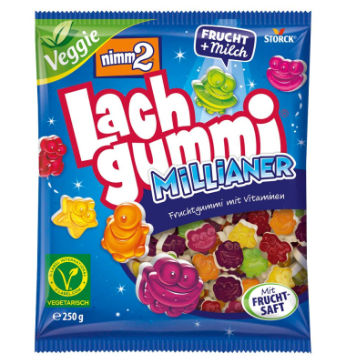 Lachgummi Millianer Fruchtgummi 250,0 g Lachgummi Millianer Fruchtgummi 250,0 g