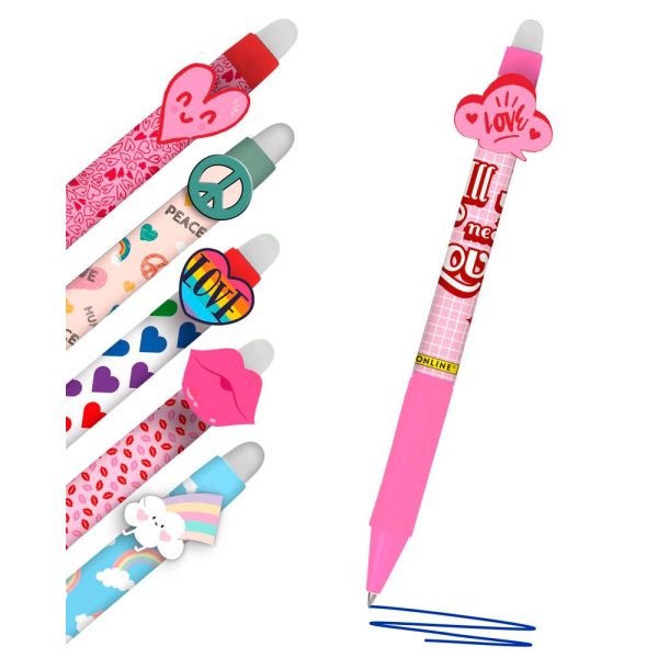 4014421701909 - magiXX Fun Gelschreiber Love& 07 mm Schreibfarbe blau 4014421701909 6 Stück 4014421701909 - magiXX Fun Gelschreiber Love& 07 mm Schreibfarbe blau 4014421701909 6 Stück