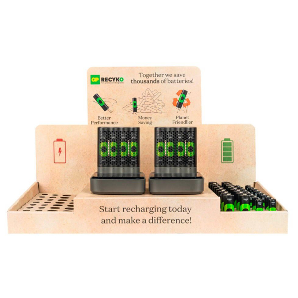 8716778934776 - ReCyko Pro Management Display 45-tlg USB-Akku-Schnellladegerät inkl Akkus 8716778934776 GP 8716778934776 - ReCyko Pro Management Display 45-tlg USB-Akku-Schnellladegerät inkl Akkus 8716778934776 GP