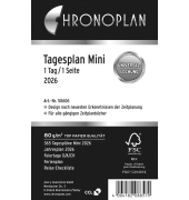 Kalendereinlage 2026 Tagesplan Mini (7,9 x 12,5 cm)