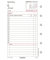 Kalendereinlage 50606, Tagesplan, 1 Tag / 1 Seite,  (Mini (7,9x12,5cm)), 2026