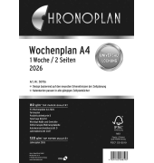 Kalendereinlage 50706, Wochenplan, 1 Woche / 2 Seiten, 21x29,7cm (BxH) (A4), 2027