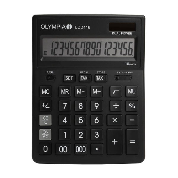 4030152953141 - LCD-416 Tischrechner schwarz 4030152953141 Olympia